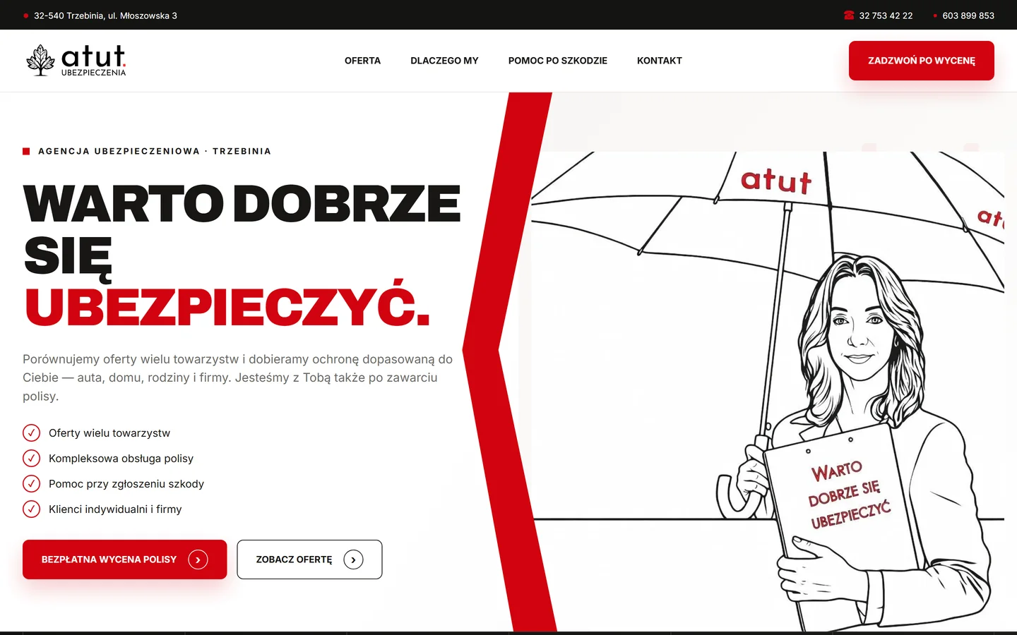 Strona główna agencji ATUT Ubezpieczenia